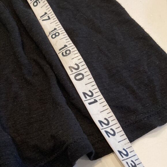 Anthropologie meadow rue, black peasant, top with sheer tan - Picture 6 of 7